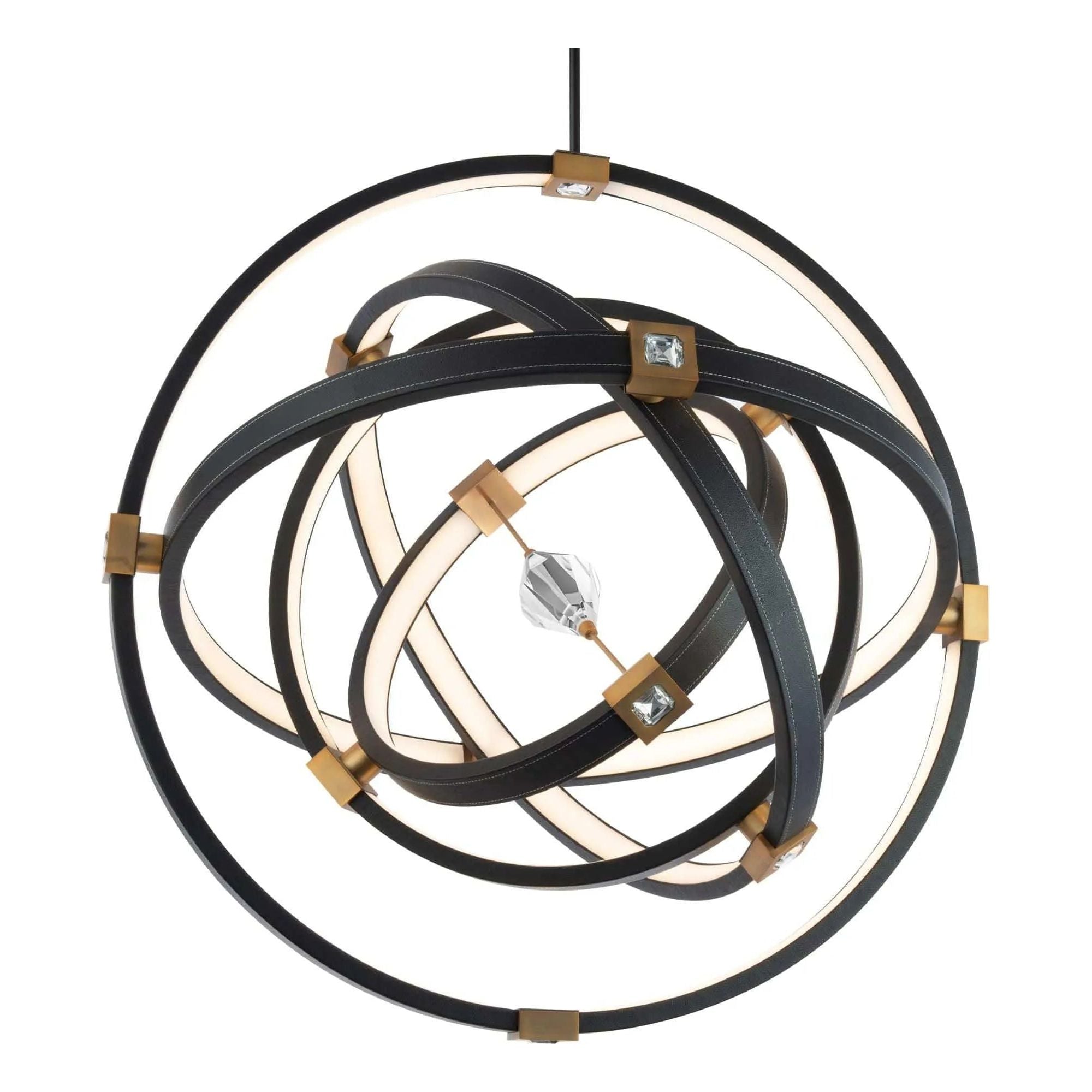 Schonbek Beyond - Atomic LED Pendant - BPD45236-BK/AB | Montreal Lighting & Hardware