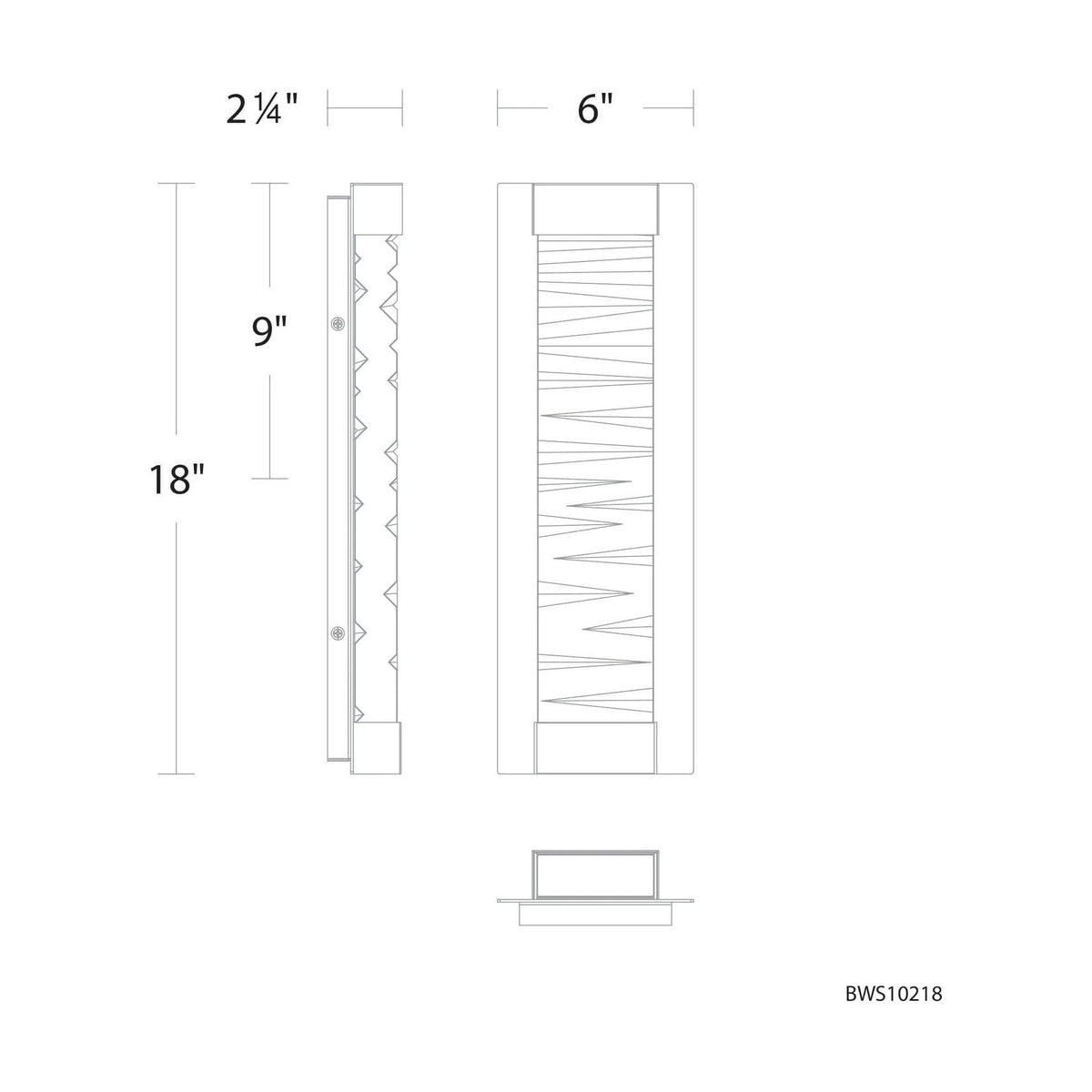 Schonbek Beyond - Echelon LED Wall Sconce - BWS10218-BK | Montreal Lighting & Hardware