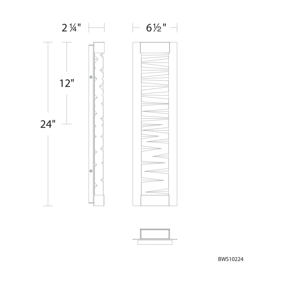 Schonbek Beyond - Echelon LED Wall Sconce - BWS10218-BK | Montreal Lighting & Hardware