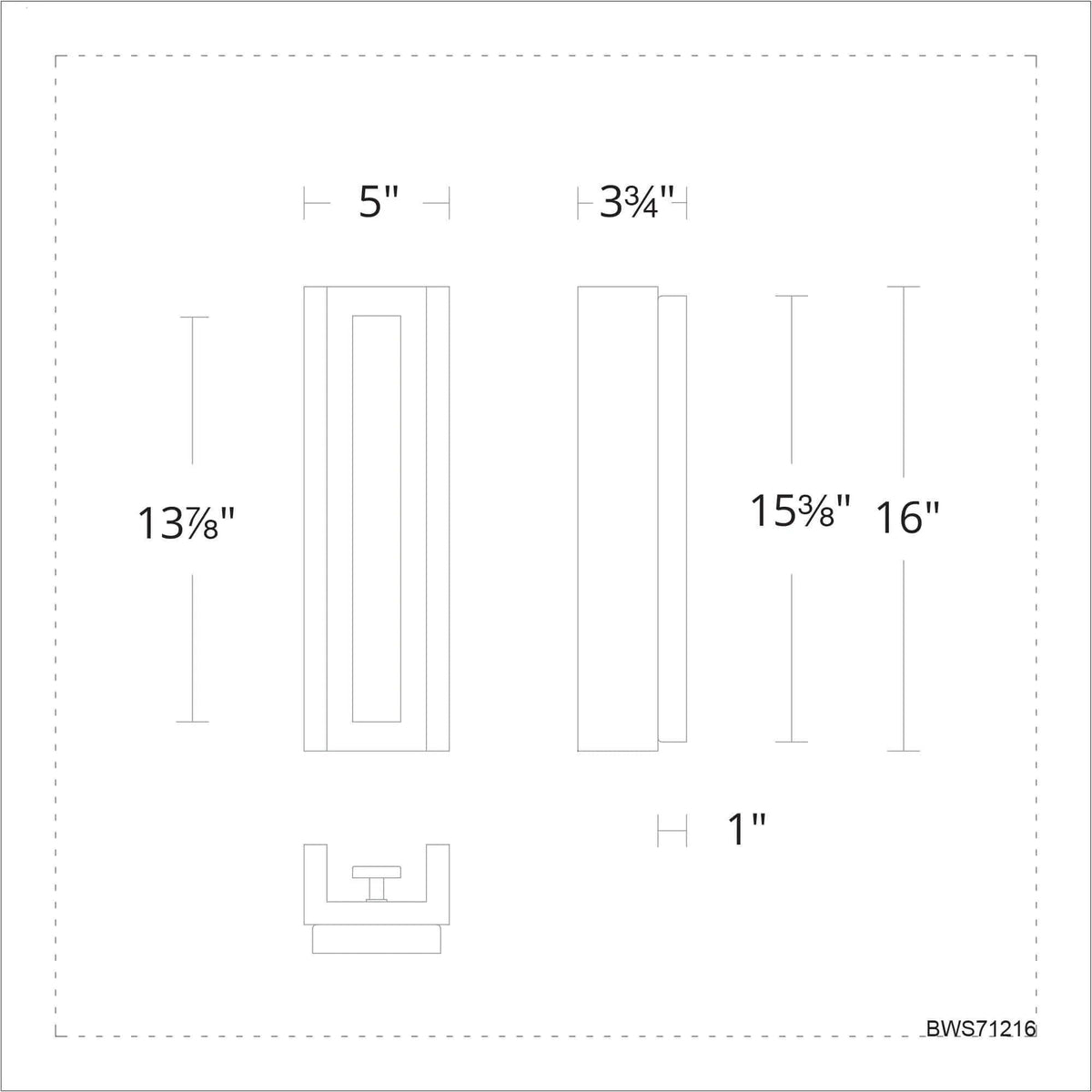 Schonbek Beyond - Magnate LED Wall Sconce - BWS71216-BK | Montreal Lighting & Hardware