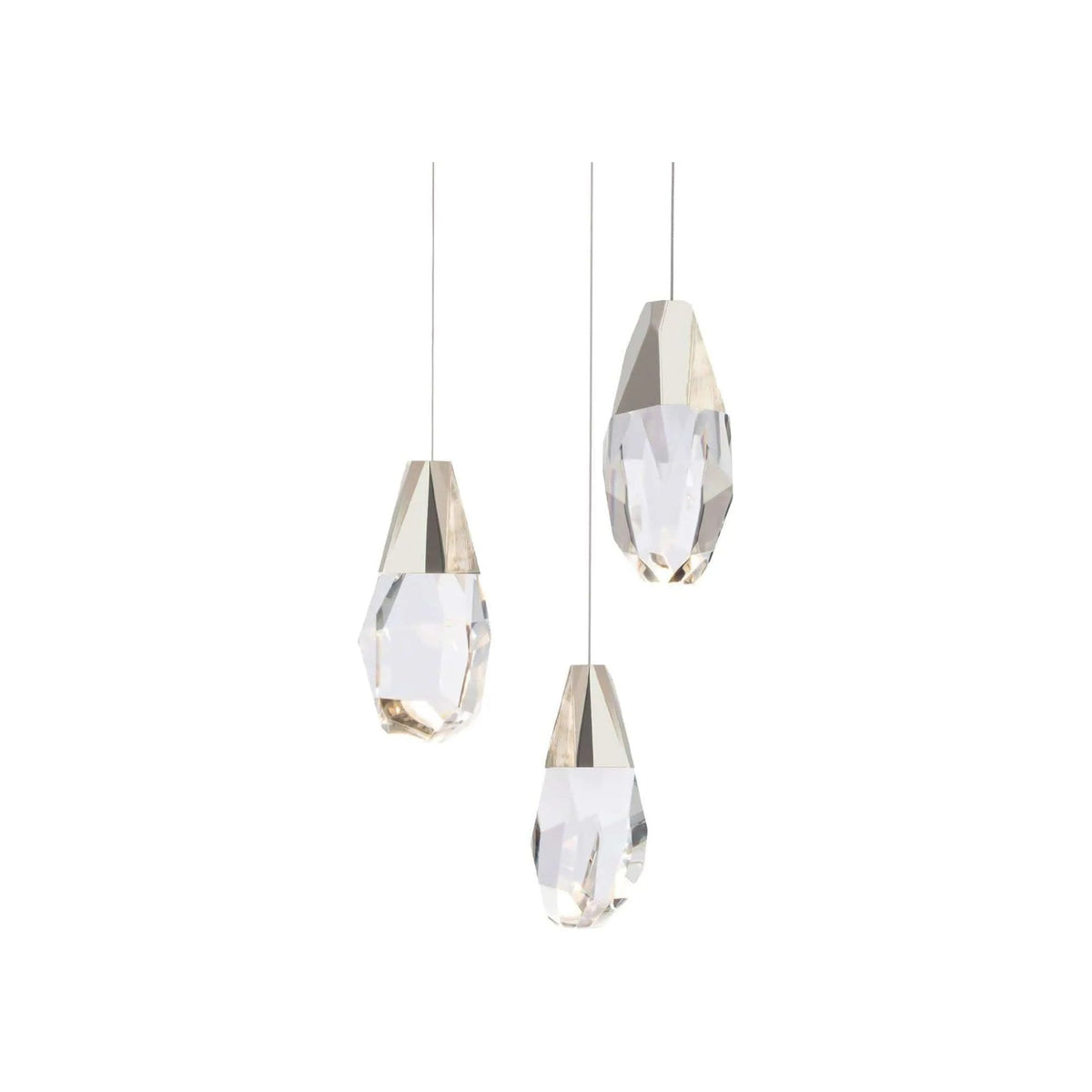 Schonbek Beyond - Martini 3 Light LED Multi-Light Pendant - BPD20203O-PN | Montreal Lighting & Hardware