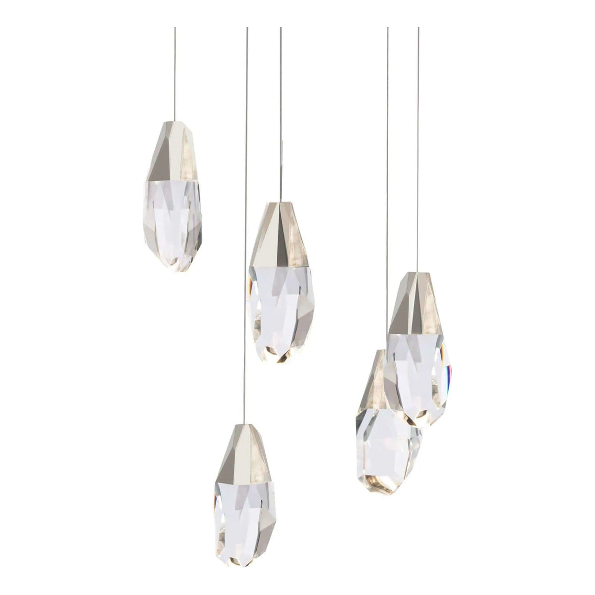 Schonbek Beyond - Martini 5 Light LED Multi-Light Pendant - BPD20205O-PN | Montreal Lighting & Hardware