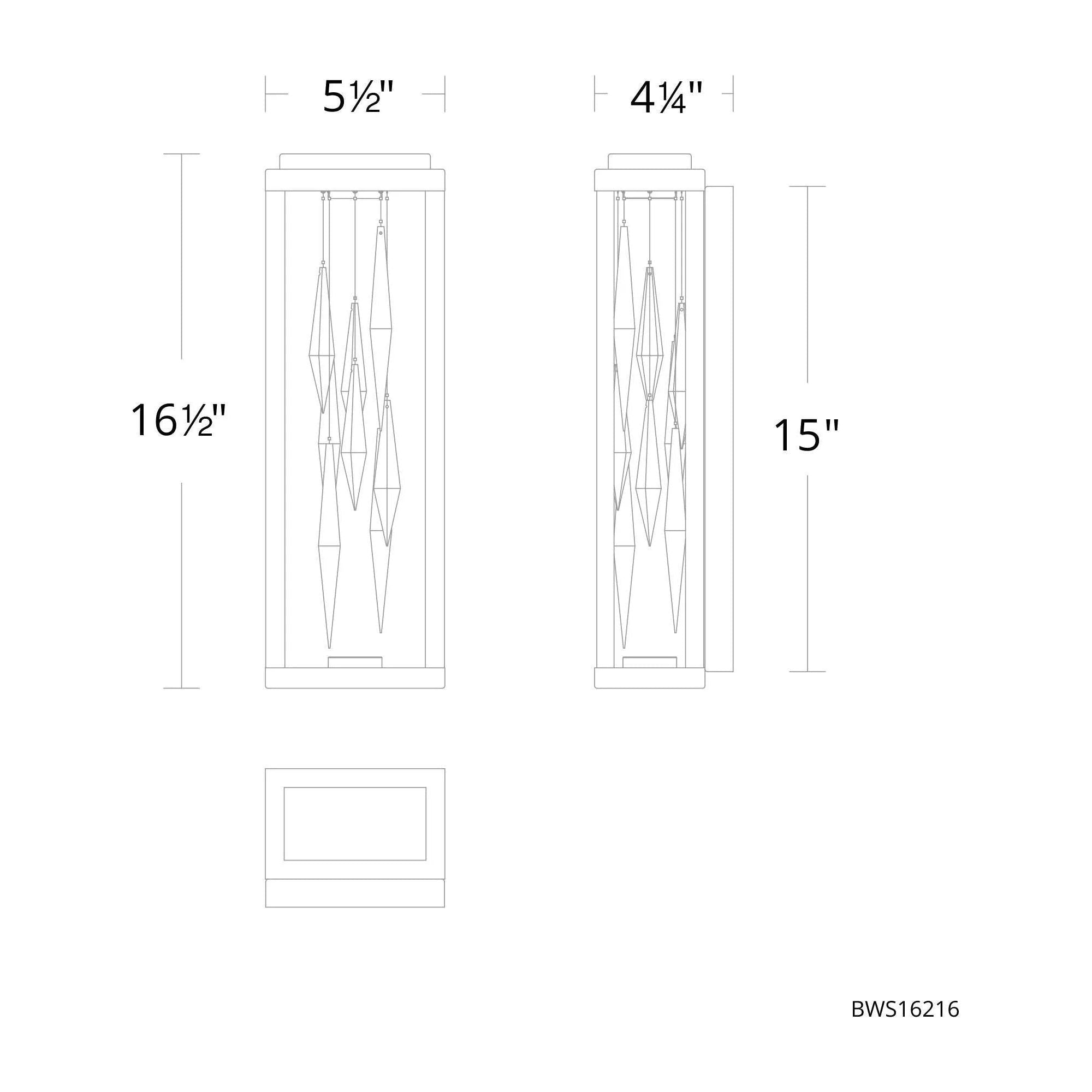 Schonbek Beyond - Mirage LED Wall Sconce - BWS16216-BK | Montreal Lighting & Hardware