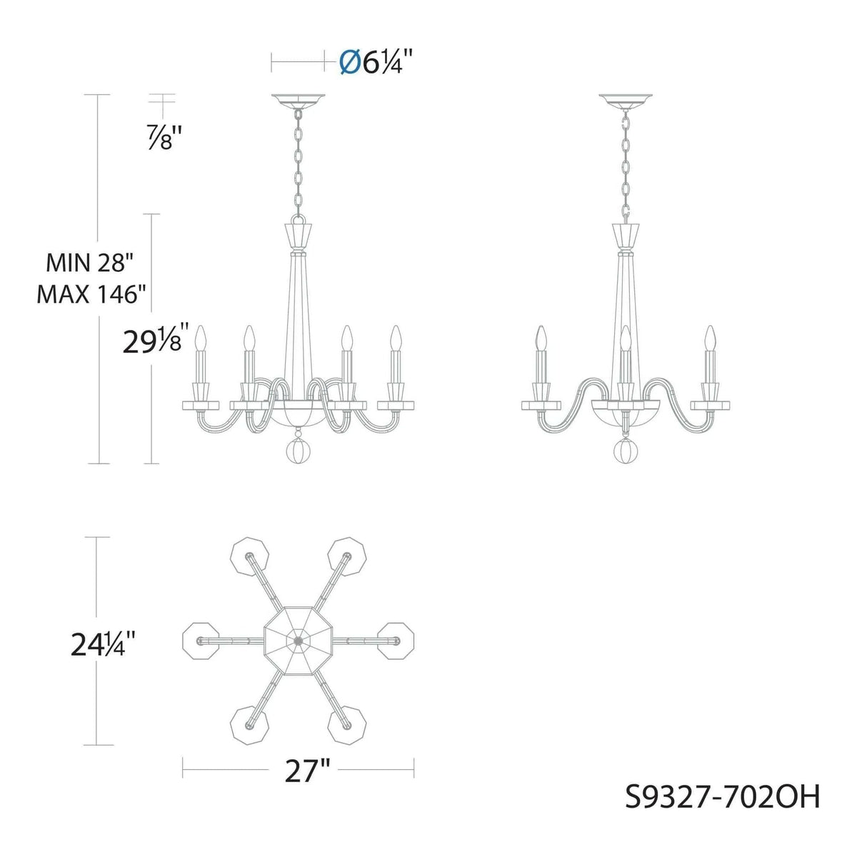 Schonbek Signature - Amadeus Chandelier - S9327-51OH | Montreal Lighting & Hardware