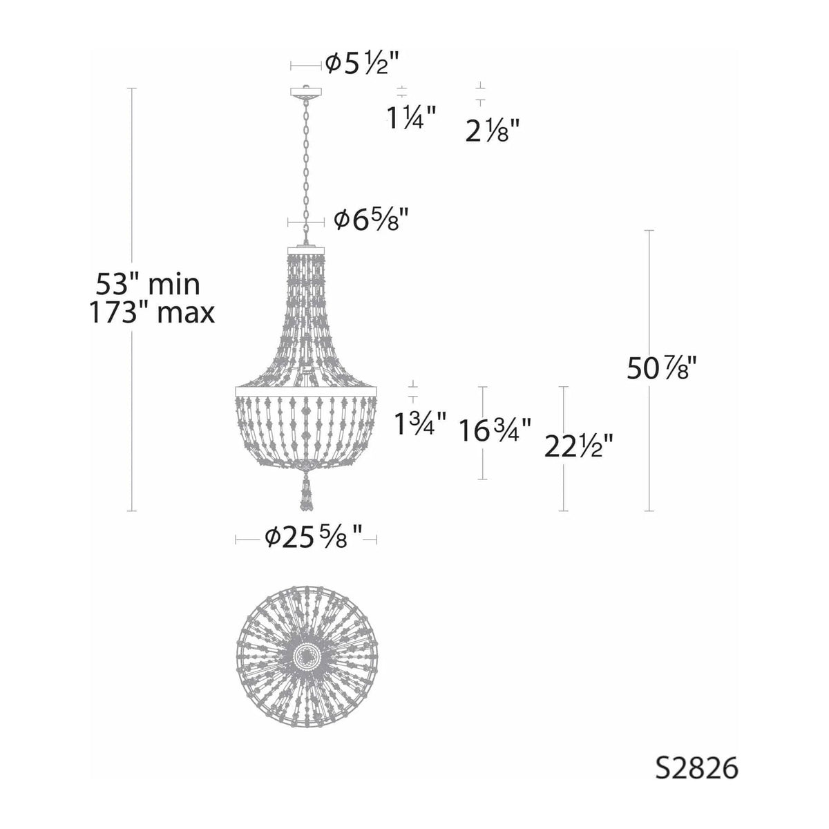 Schonbek Signature - Bali Pendant - S2816-51O | Montreal Lighting & Hardware