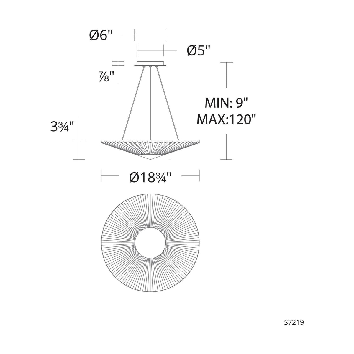 Schonbek Signature - Origami Pendant - S7219-700H | Montreal Lighting & Hardware