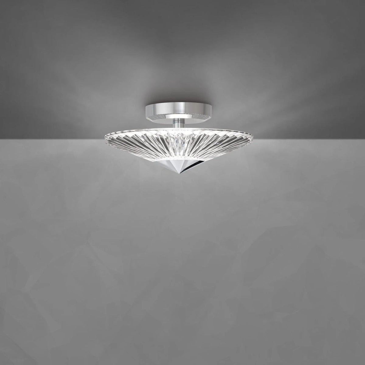 Schonbek Signature - Origami Semi-Flush Mount - S7212-700H | Montreal Lighting & Hardware