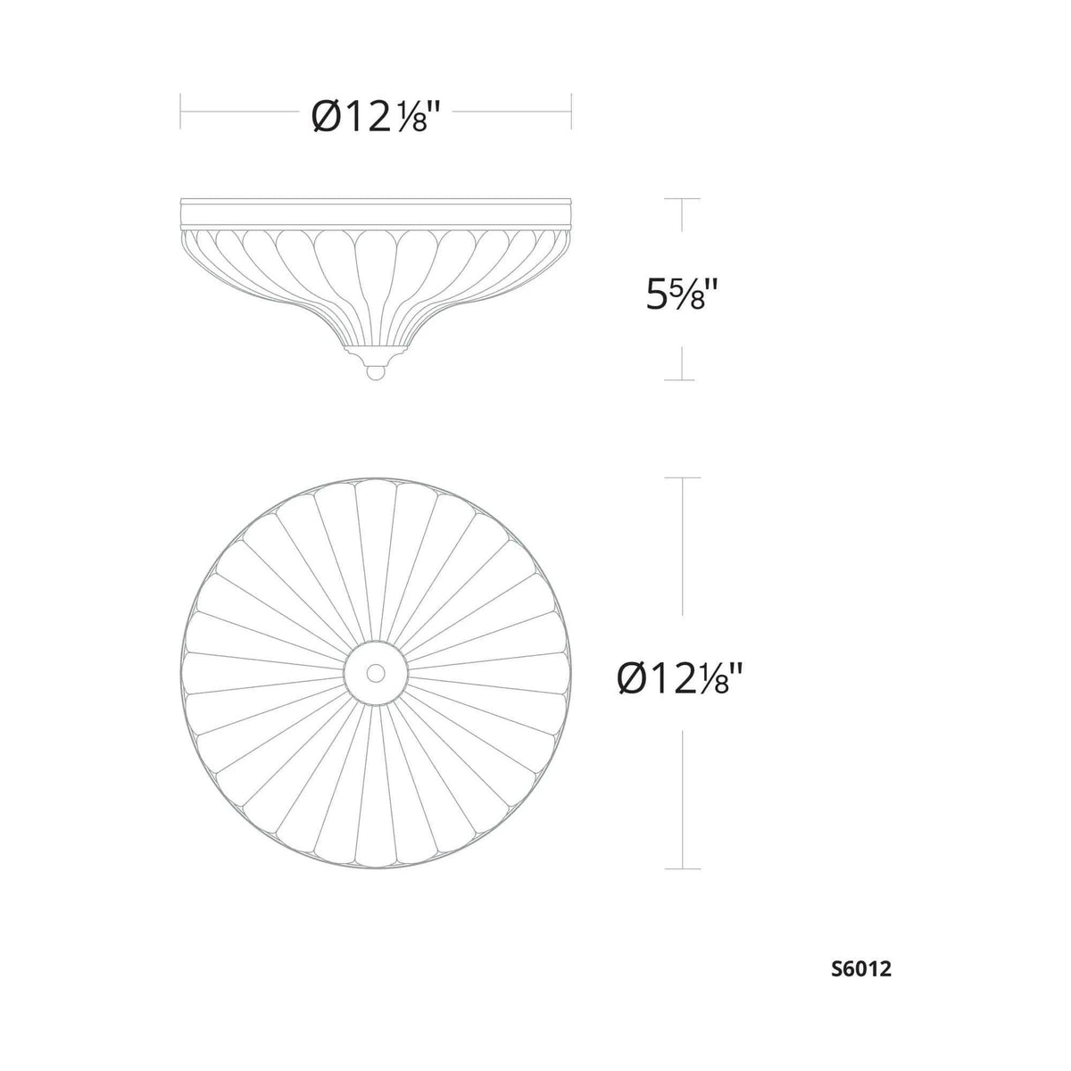 Schonbek Signature - Roma Flush Mount - S6012-700O | Montreal Lighting & Hardware