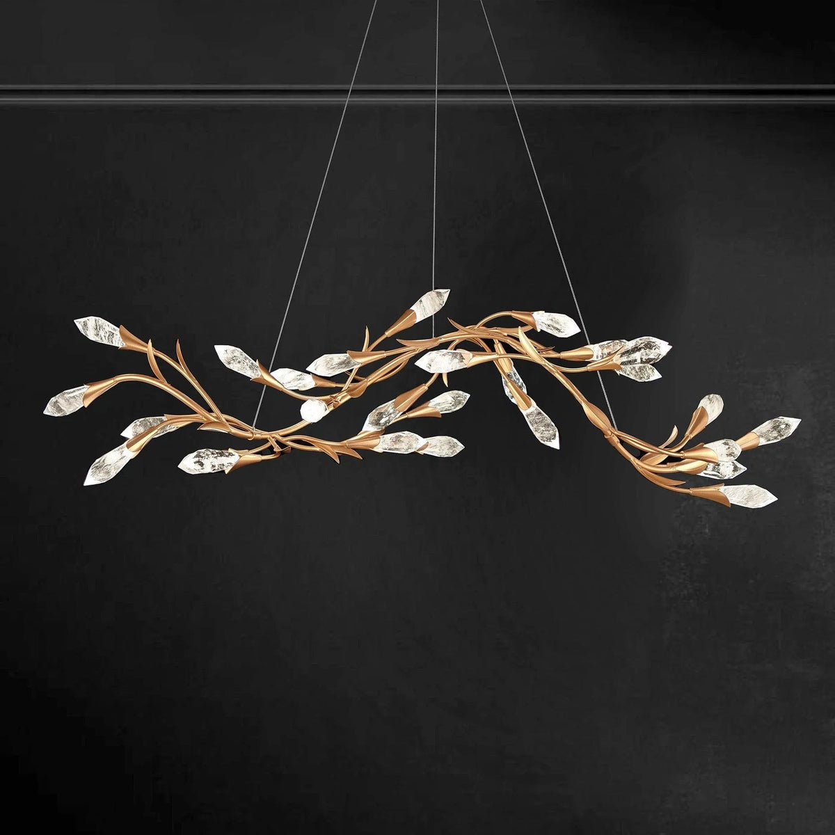 Schonbek Signature - Secret Garden Linear Pendant - S2456-26OH | Montreal Lighting & Hardware