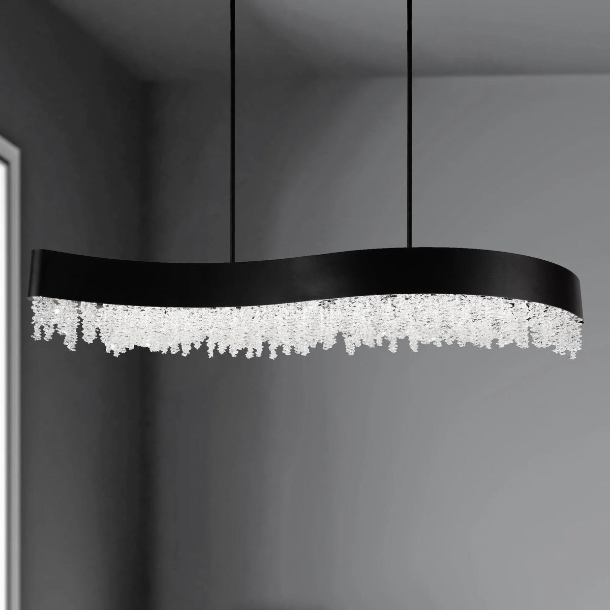 Schonbek Signature - Soleil Linear Pendant - S3548-18O | Montreal Lighting & Hardware