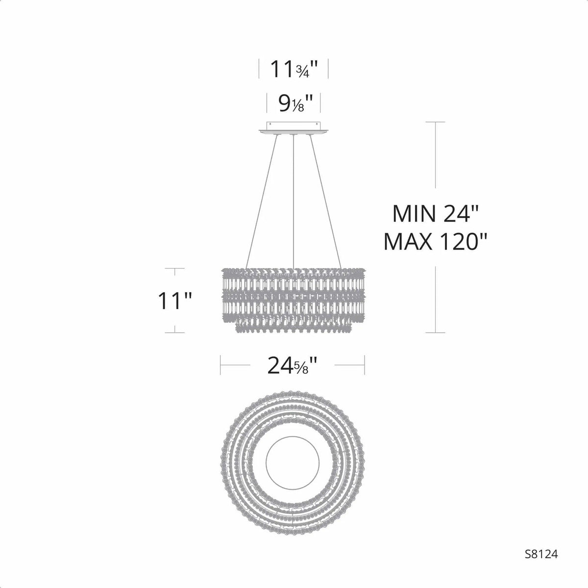 Schonbek Signature - Tahitian Pendant - S8124-51O | Montreal Lighting & Hardware