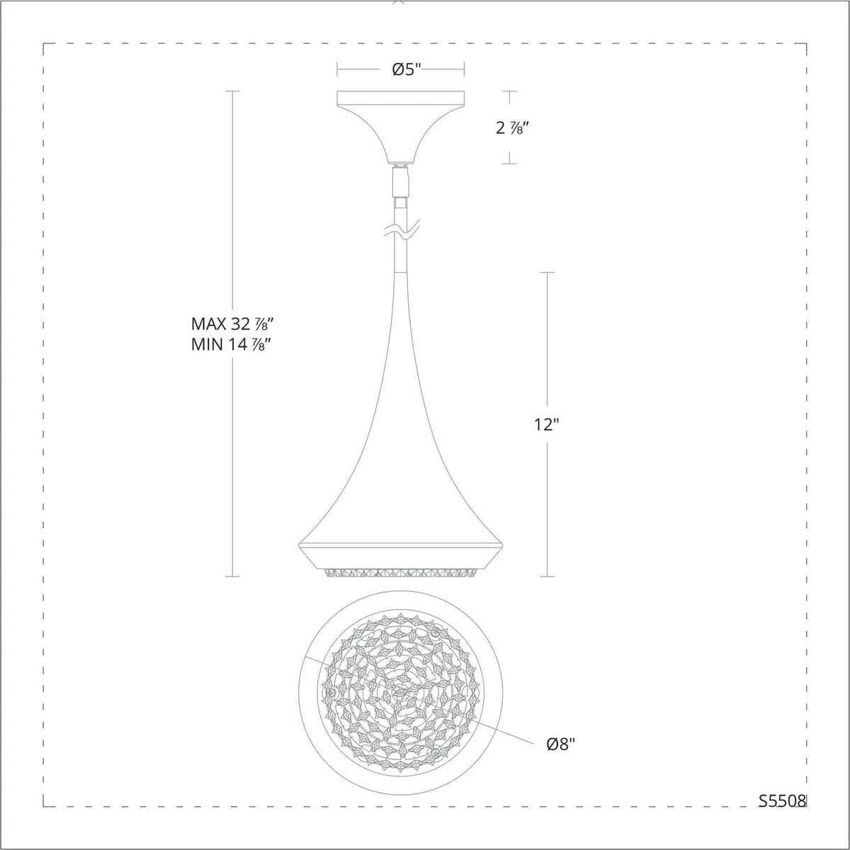 Schonbek Signature - Verita Pendant - S5508-18O | Montreal Lighting & Hardware