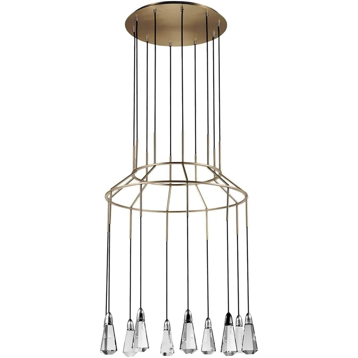 Studio M Lighting - 10 Carat LED Chandelier - SM23785BCSNSBR | Montreal Lighting & Hardware