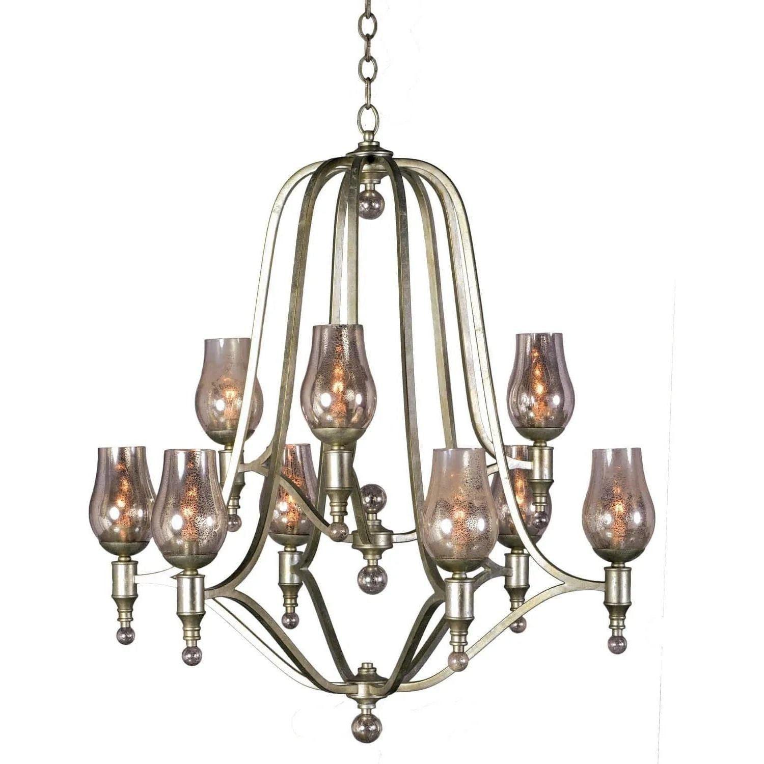 Studio M Lighting - Mirabelle Nine Light Chandelier - SM23977MGSG | Montreal Lighting & Hardware