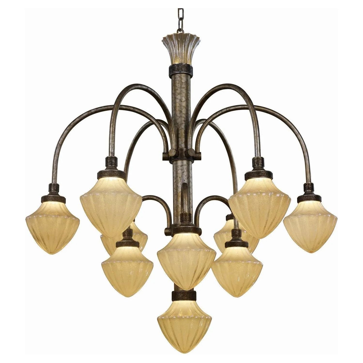 Studio M Lighting - Wilshire LED Chandelier - SM23436TGAG | Montreal Lighting & Hardware