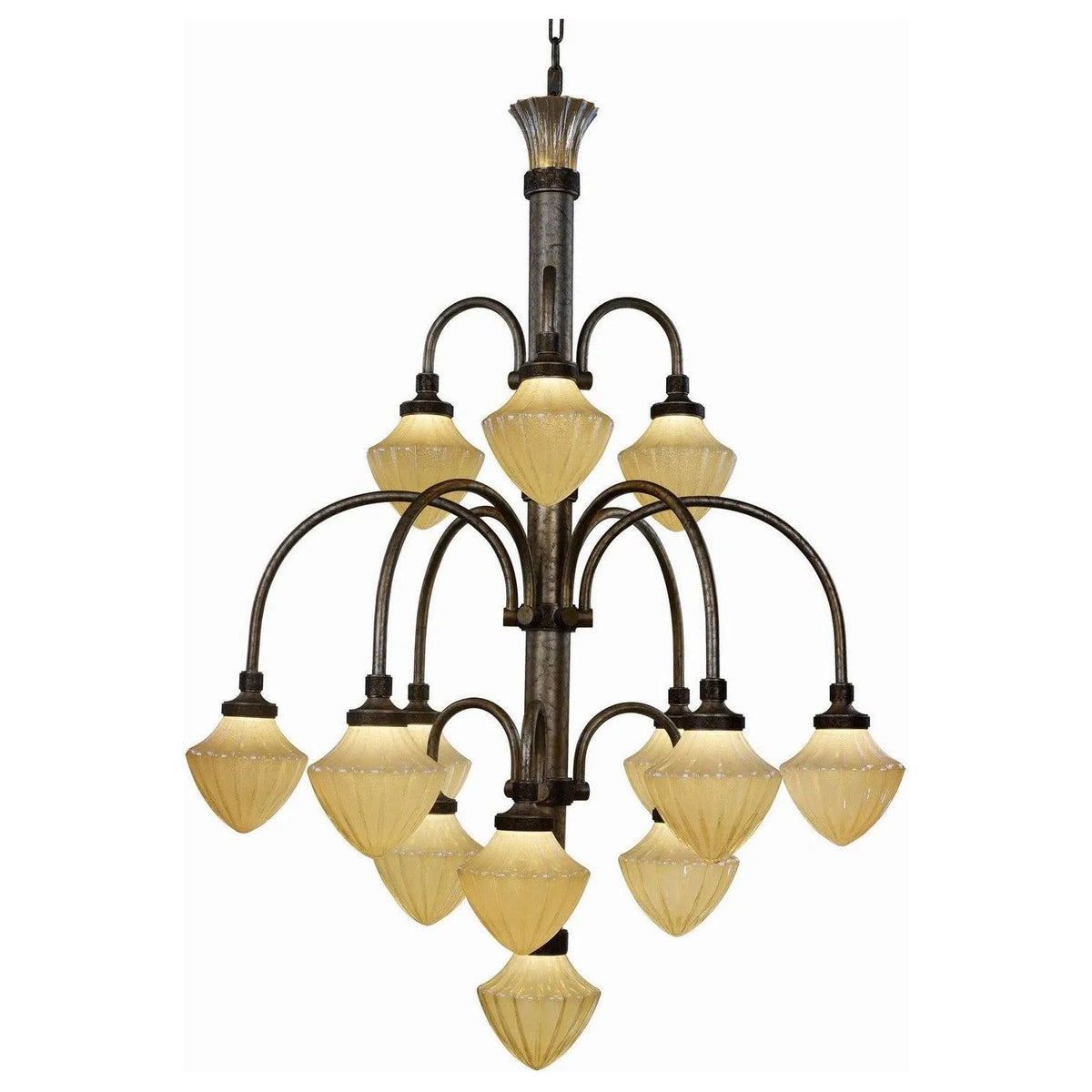 Studio M Lighting - Wilshire LED Chandelier - SM23438TGAG | Montreal Lighting & Hardware