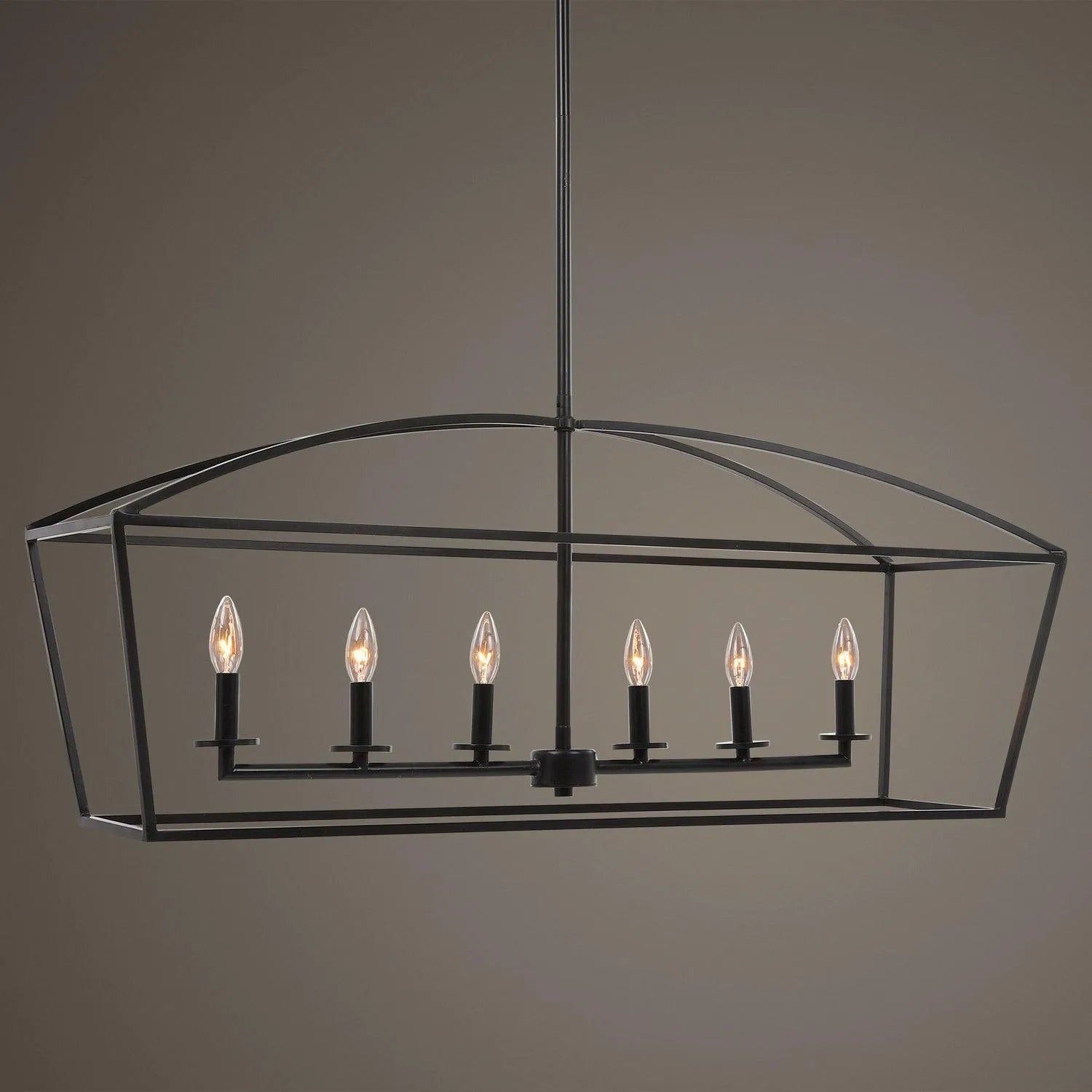 The Uttermost - Clayton Six Light Linear Chandelier - 21348 | Montreal Lighting & Hardware