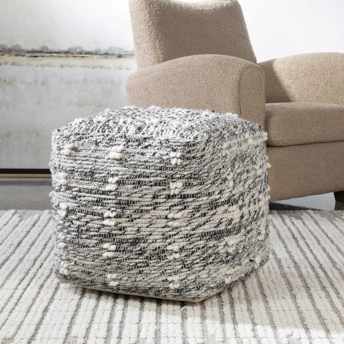 The Uttermost - Narol Pouf - 23974 | Montreal Lighting & Hardware