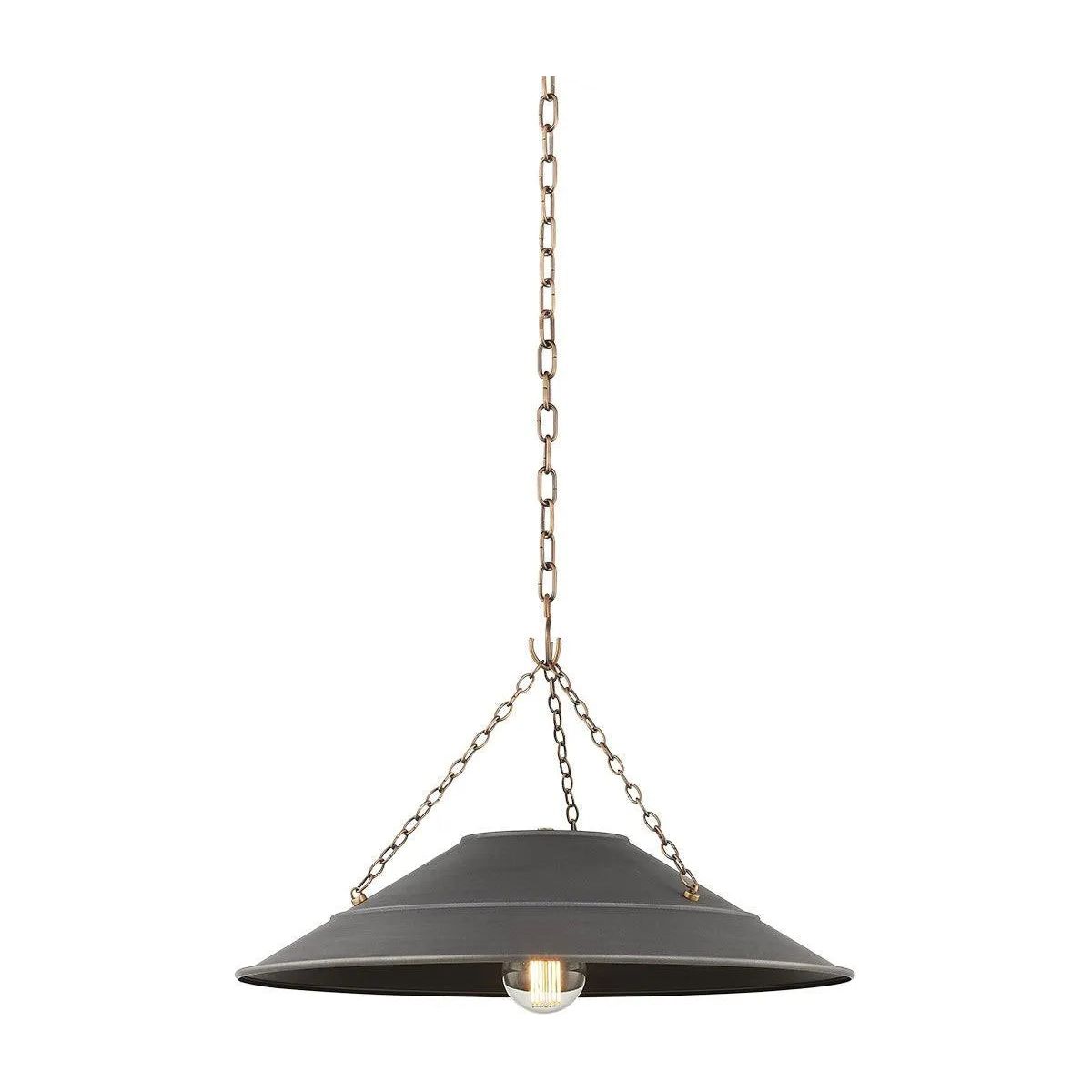 Troy Lighting - Arcane Pendant - F1223-PBR/GRA | Montreal Lighting & Hardware