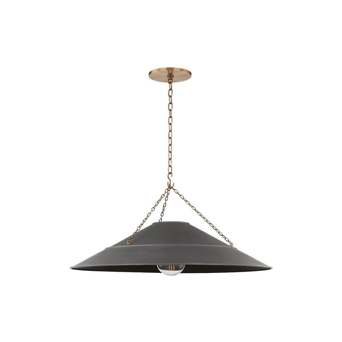 Troy Lighting - Arcane Pendant - F1234-PBR/GRA | Montreal Lighting & Hardware