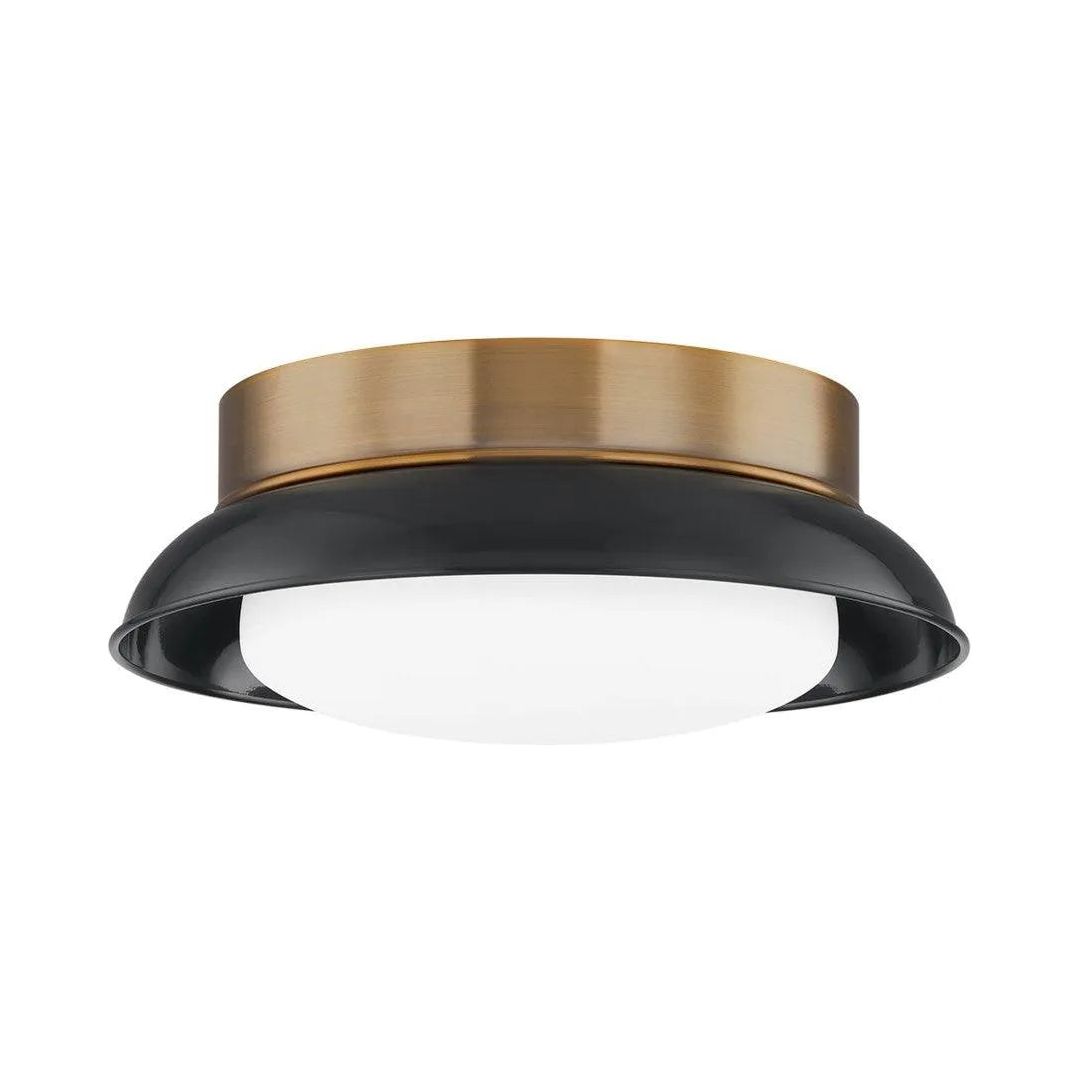 Troy Lighting - Arnie Flush Mount - C2014-PBR/GBK | Montreal Lighting & Hardware