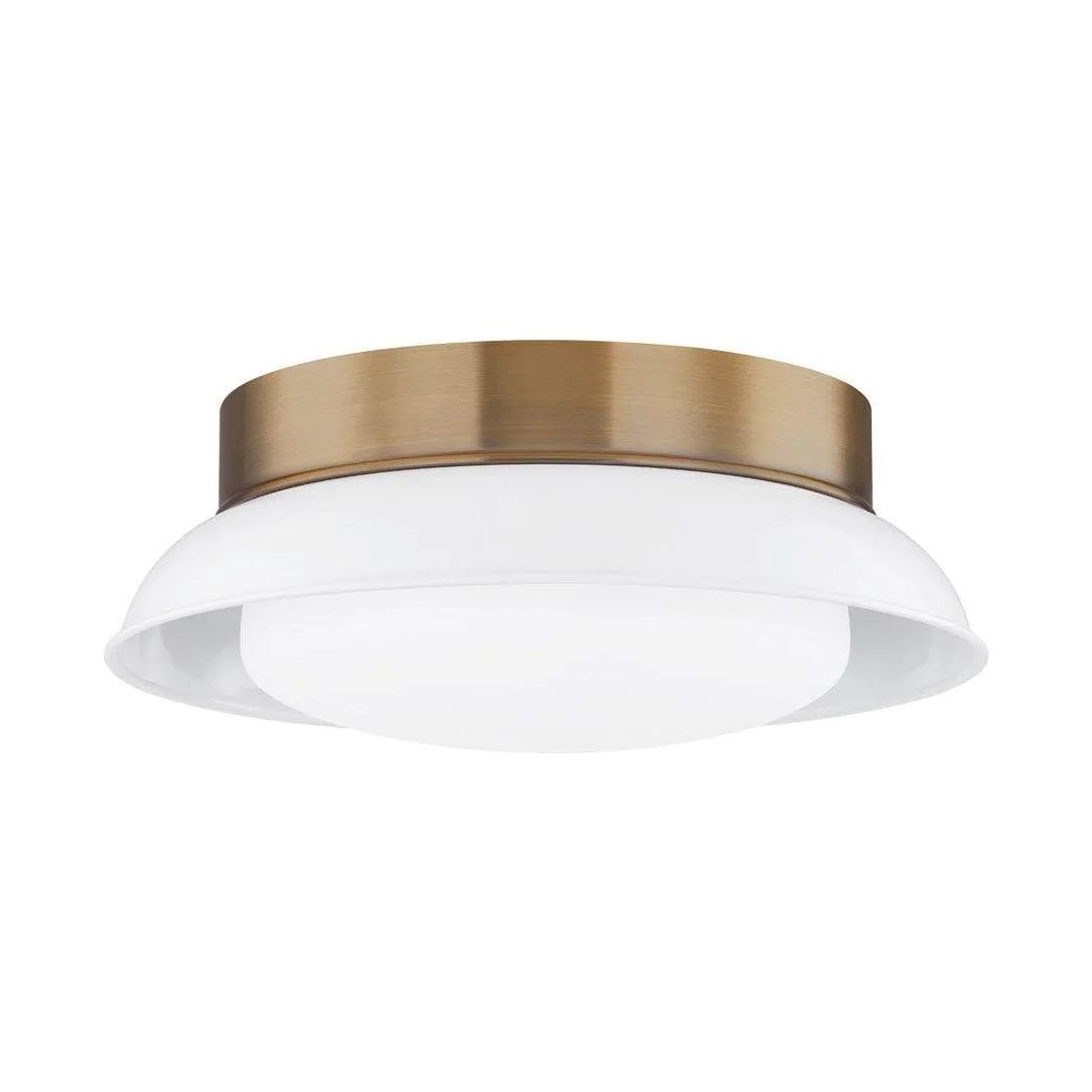 Troy Lighting - Arnie Flush Mount - C2014-PBR/GWH | Montreal Lighting & Hardware