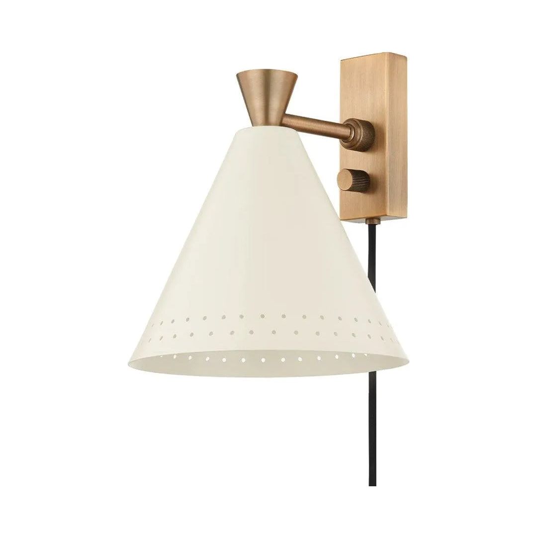 Troy Lighting - Arvin Wall Sconce - PTL3010-PBR/SSD | Montreal Lighting & Hardware