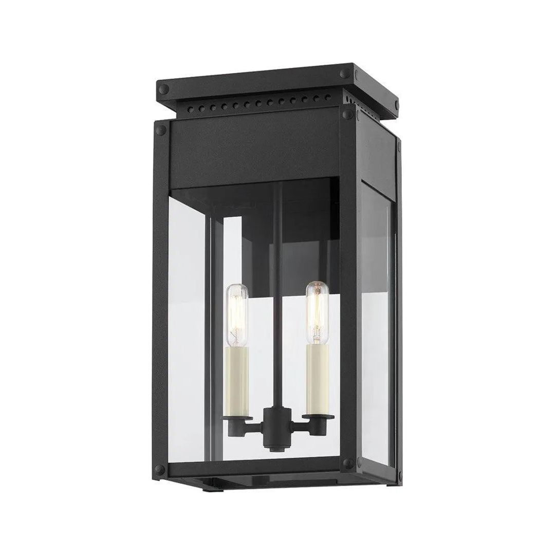 Troy Lighting - Braydan Exterior Wall Sconce - B8517-TBK | Montreal Lighting & Hardware