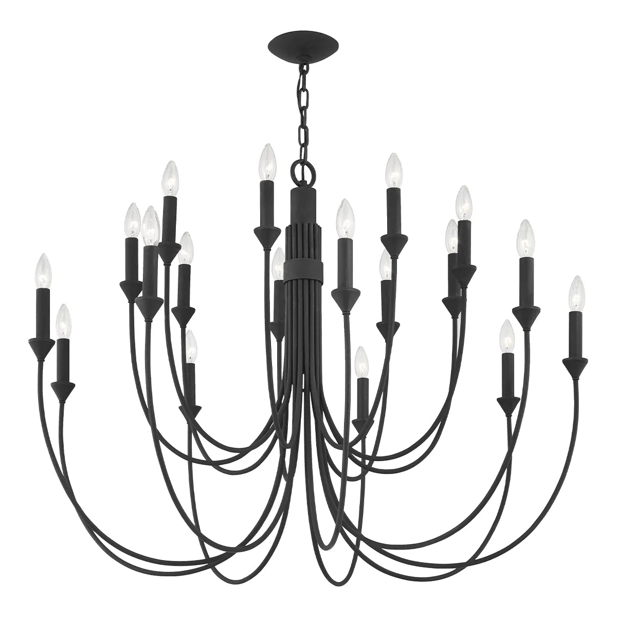 Troy Lighting - Cate Chandelier - F1018-FOR | Montreal Lighting & Hardware