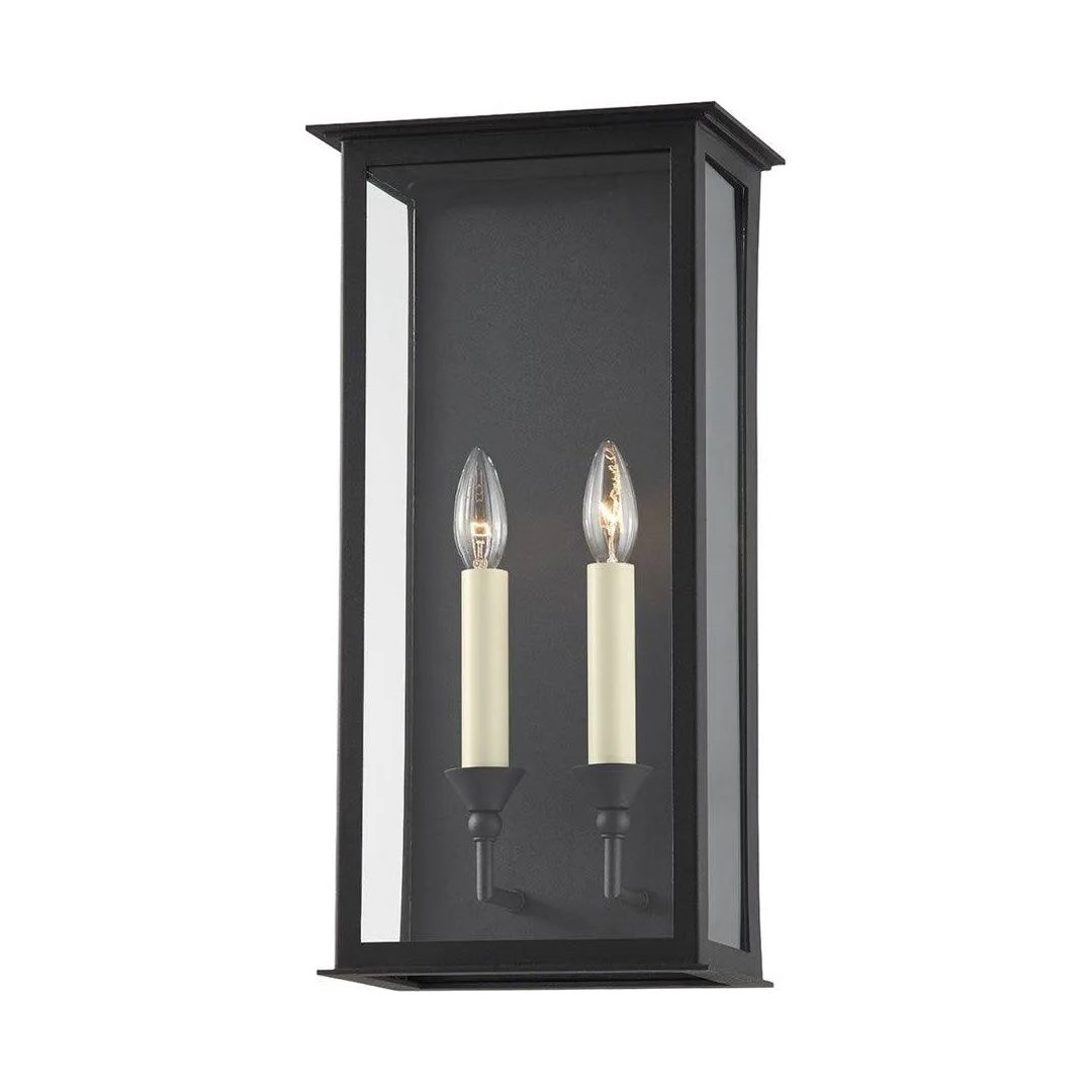 Troy Lighting - Chauncey Exterior Wall Sconce - B6992-TBK | Montreal Lighting & Hardware