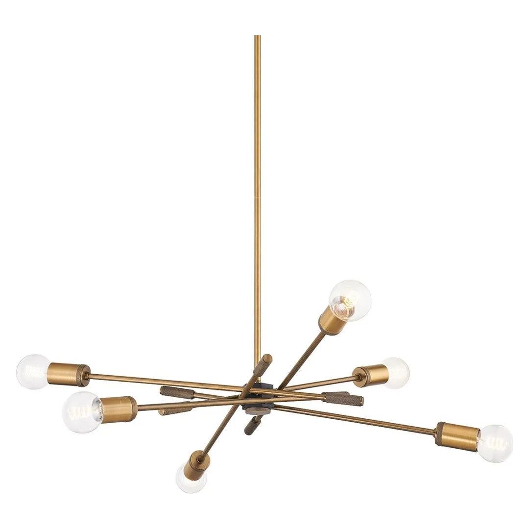 Troy Lighting - Chino Chandelier - F1944-PBR/SBK | Montreal Lighting & Hardware