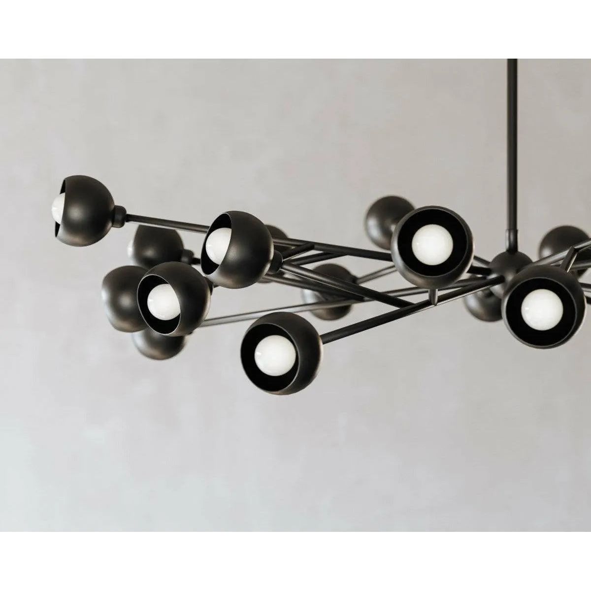 Troy Lighting - Colt Chandelier - F7412-SBK | Montreal Lighting & Hardware