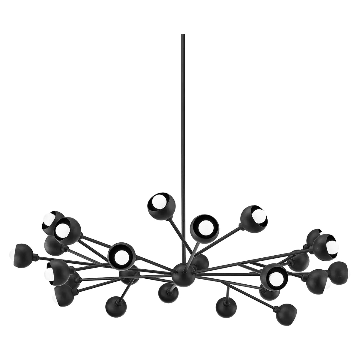 Troy Lighting - Colt Chandelier - F7424-SBK | Montreal Lighting & Hardware