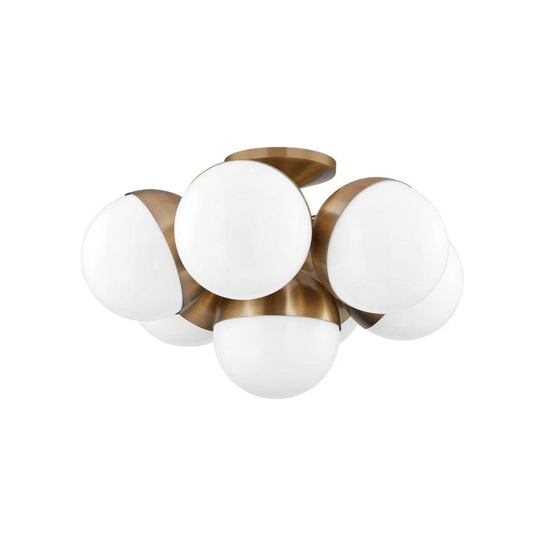 Troy Lighting - Cupertino Semi Flush Mount - C1524-PBR | Montreal Lighting & Hardware