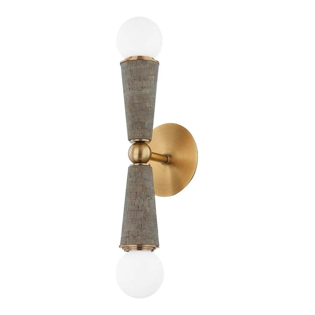 Troy Lighting - Dax Wall Sconce - B1619-PBR | Montreal Lighting & Hardware