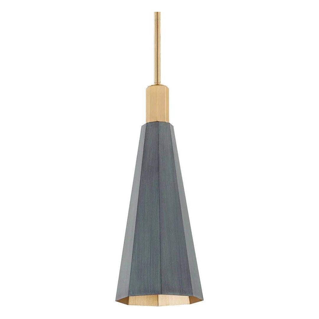 Troy Lighting - Huntley Pendant - F8308-PBR/VER | Montreal Lighting & Hardware