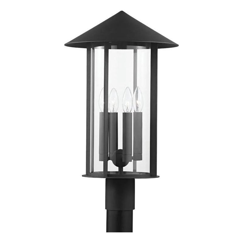 Troy Lighting - Long Beach Exterior Post Mount - P1914-TBK | Montreal Lighting & Hardware