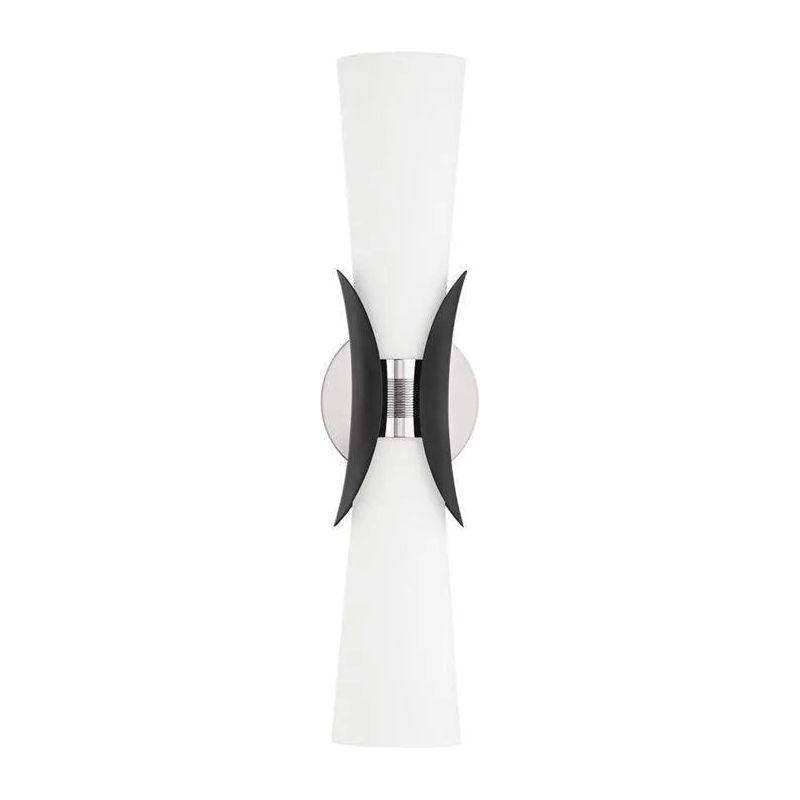 Troy Lighting - Muncie Wall Sconce - B2102-PN/SBK | Montreal Lighting & Hardware