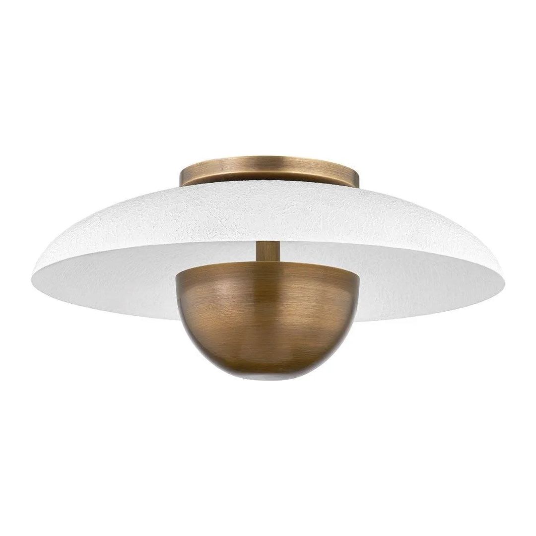 Troy Lighting - Noah LED Flush Mount - C1814-PBR/GSW | Montreal Lighting & Hardware