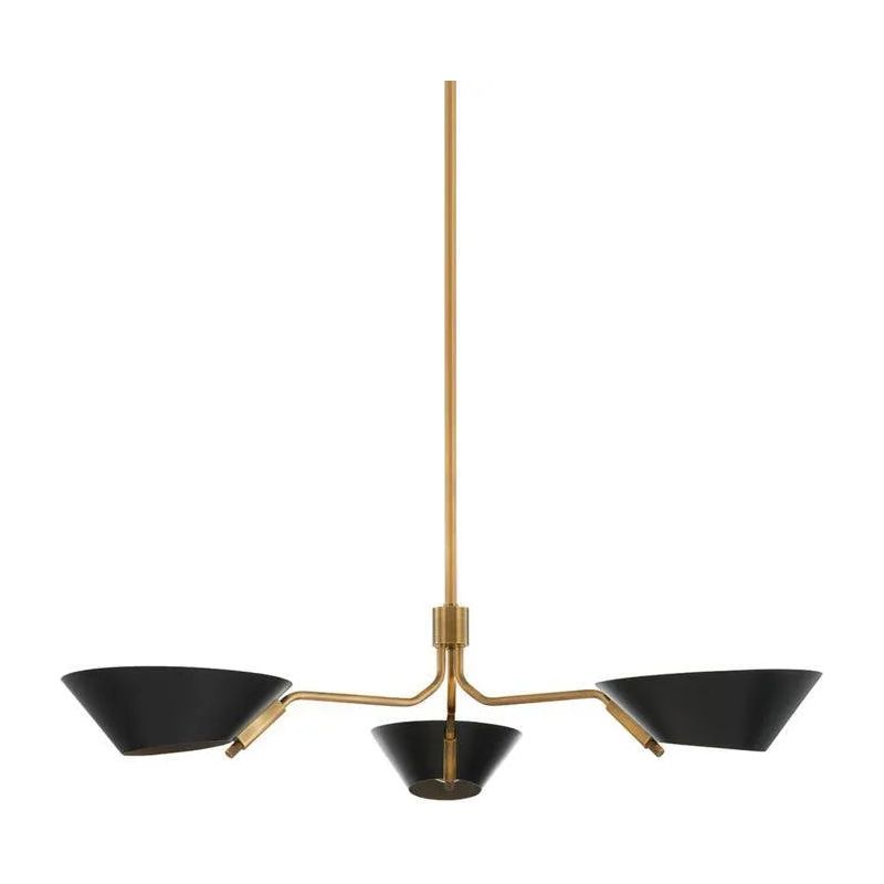 Troy Lighting - Sacramento Chandelier - F8143-PBR/SBK | Montreal Lighting & Hardware