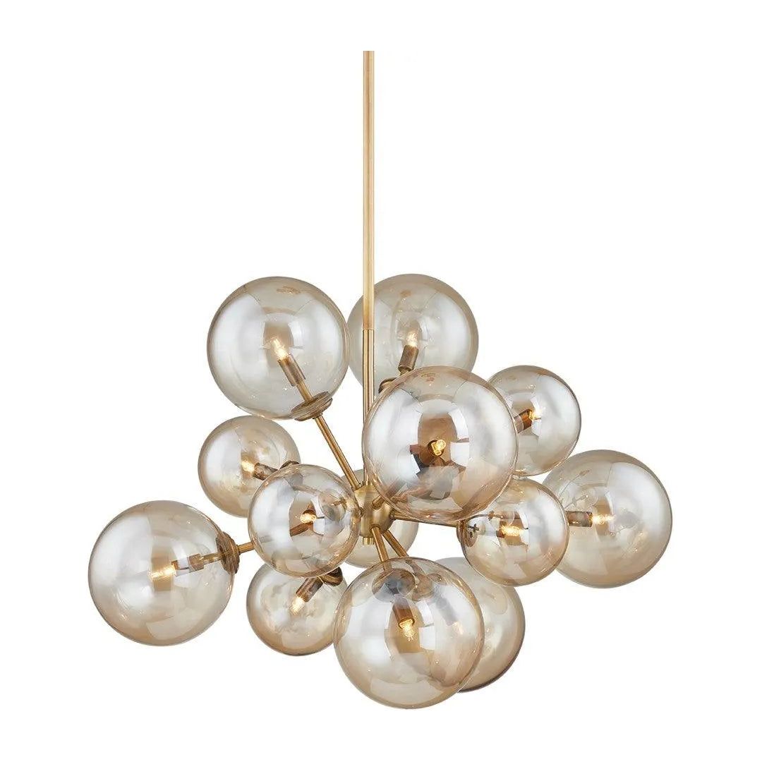 Troy Lighting - Santee Chandelier - F1027-PBR | Montreal Lighting & Hardware