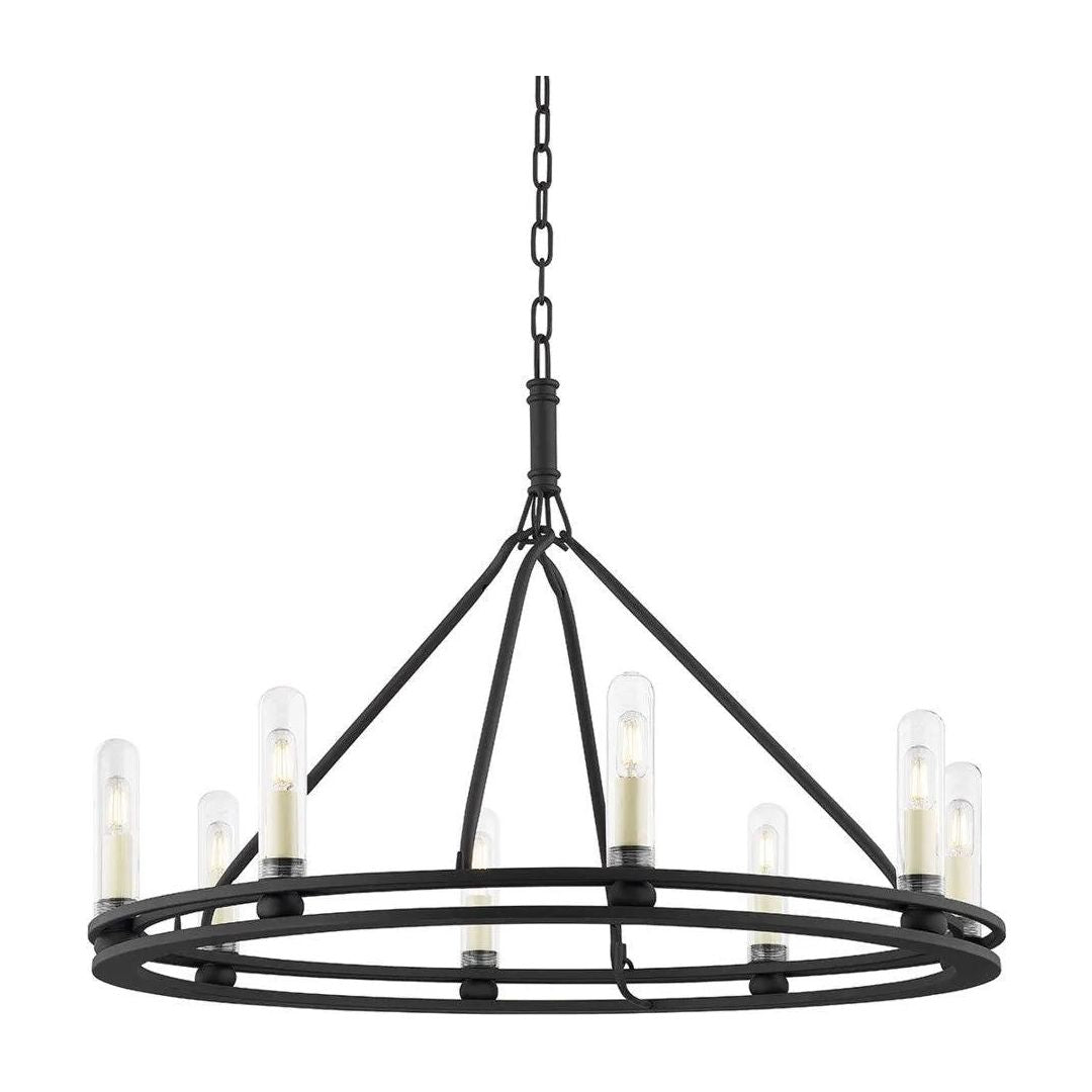 Troy Lighting - Sutton Exterior Chandelier - F6233-TBK | Montreal Lighting & Hardware