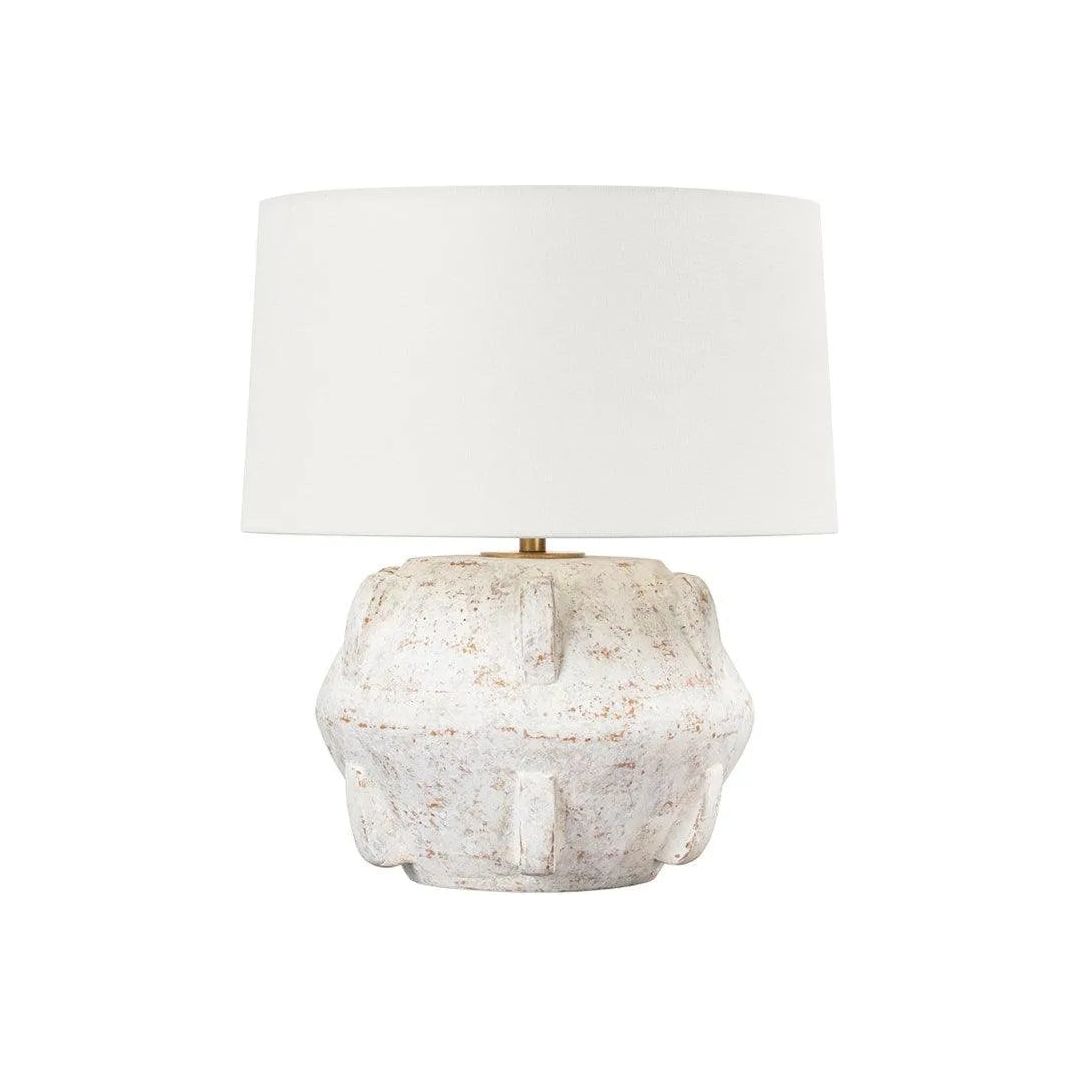 Troy Lighting - Vanda Table Lamp - PTL7519-PBR/CWT | Montreal Lighting & Hardware