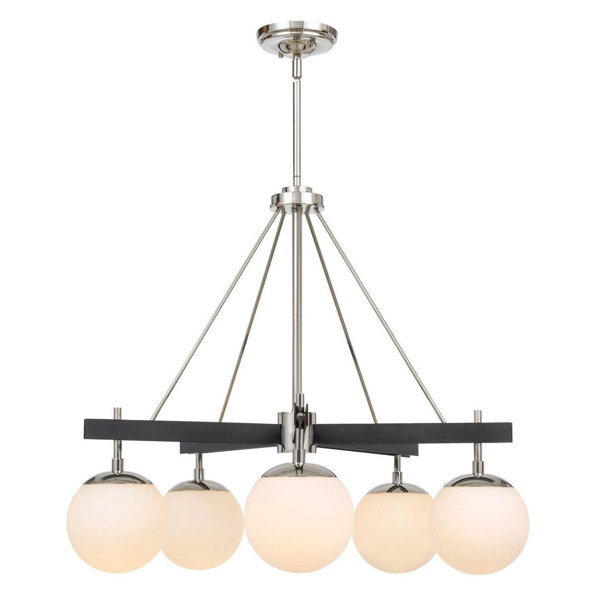 Varaluz - Allie Chandelier - 352C05BLPN | Montreal Lighting & Hardware