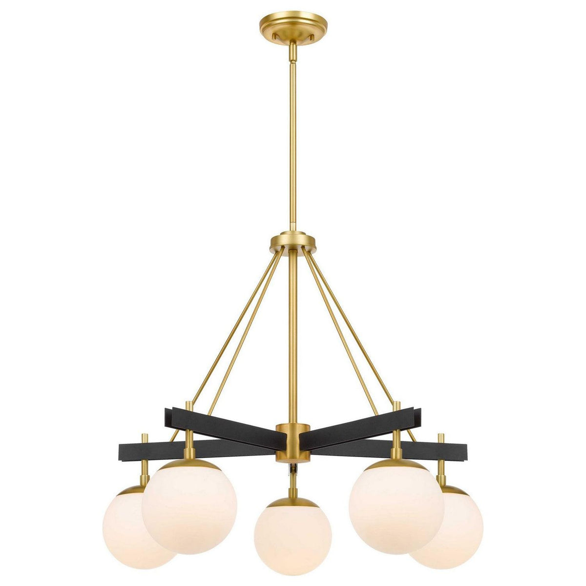 Varaluz - Allie Chandelier - 352C05BLSB | Montreal Lighting & Hardware