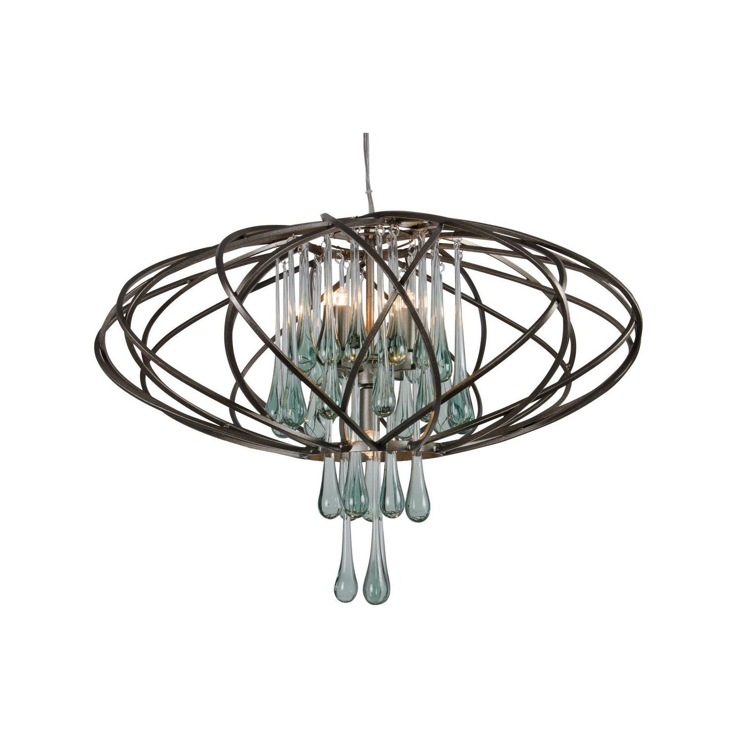 Varaluz - Area 51 LED Chandelier - 151C05NB | Montreal Lighting & Hardware