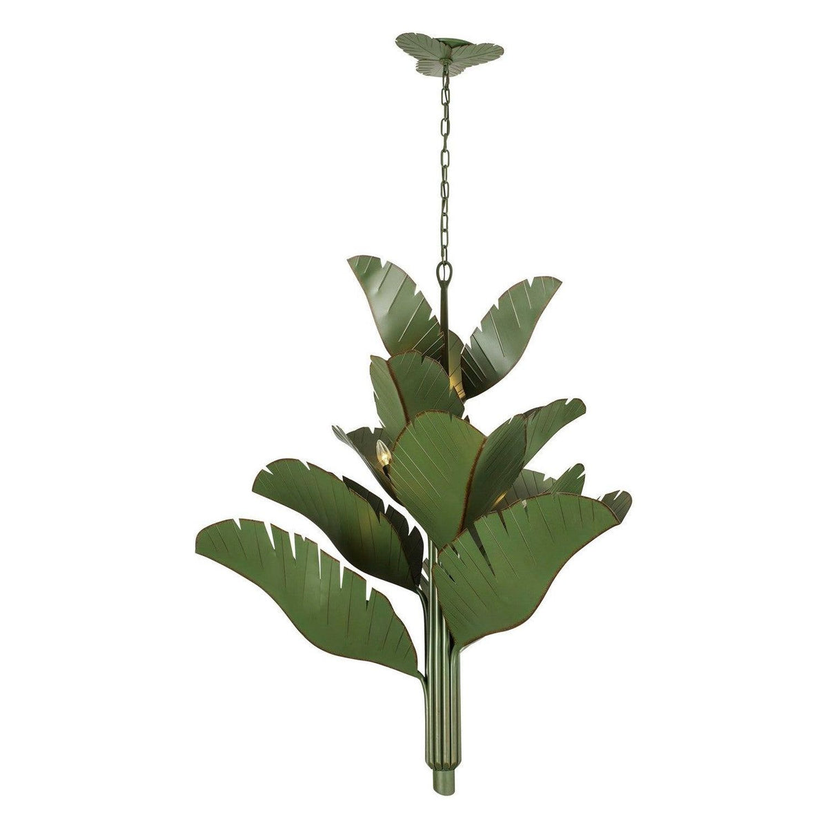 Varaluz - Banana Leaf Chandelier - 901C12 | Montreal Lighting & Hardware