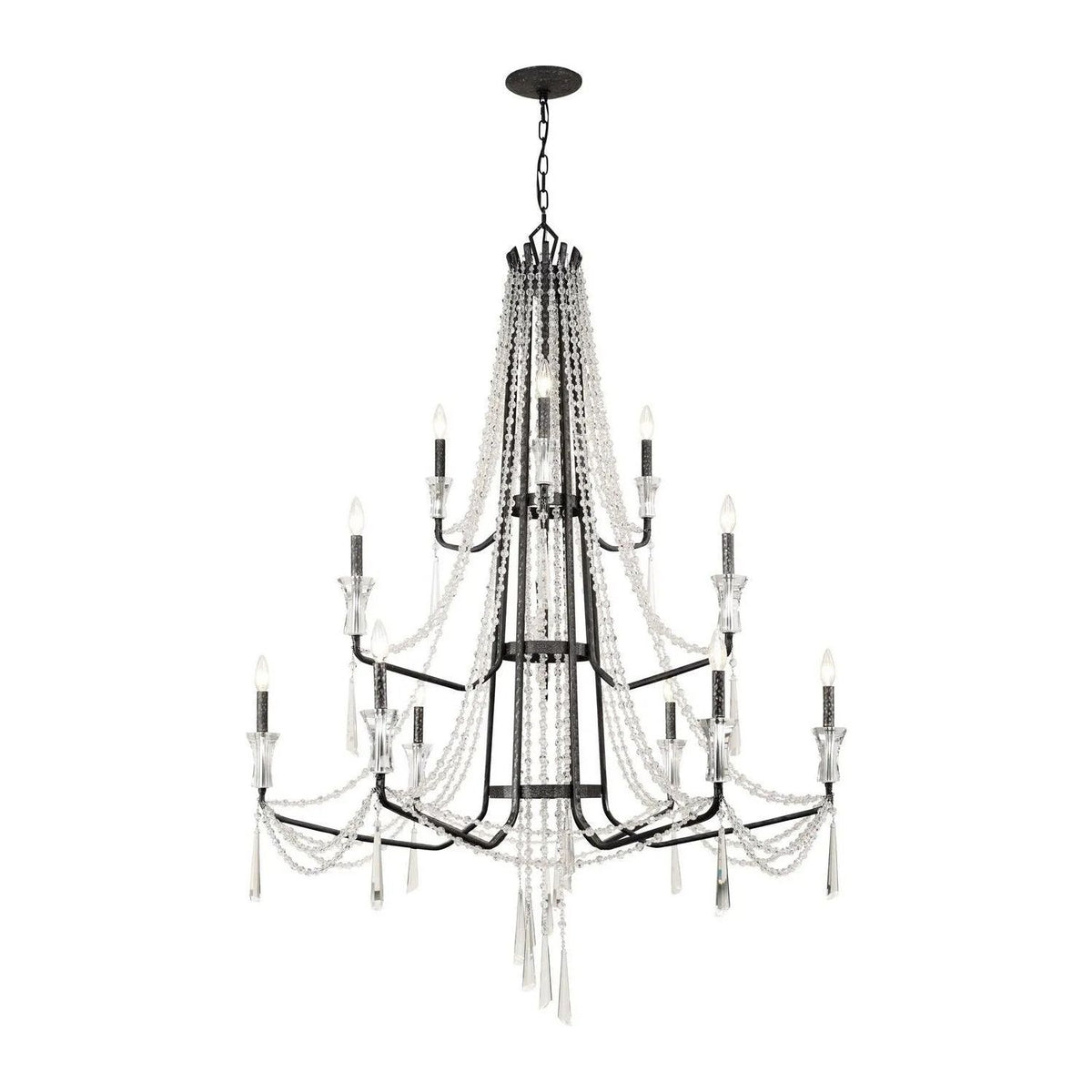 Varaluz - Barcelona Chandelier - 270C12OX | Montreal Lighting & Hardware