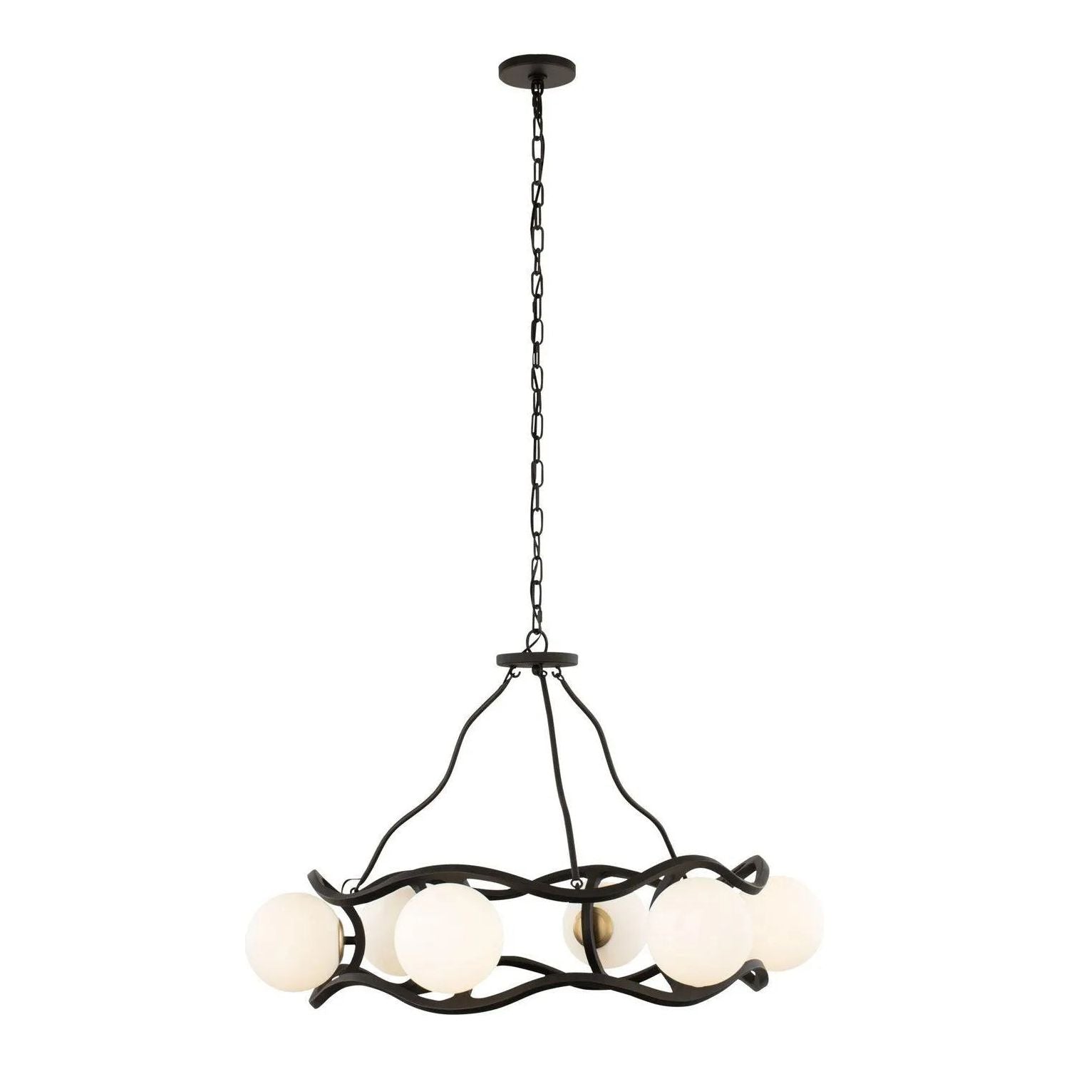 Varaluz - Black Betty Chandelier - 374C06CBFG | Montreal Lighting & Hardware