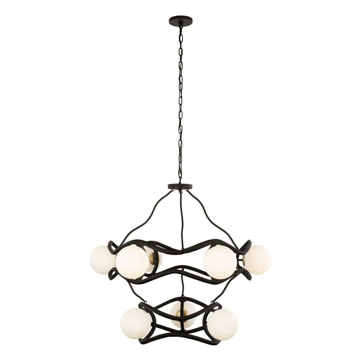 Varaluz - Black Betty Chandelier - 374C09CBFG | Montreal Lighting & Hardware